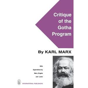 Critique of the Gotha Program -- Karl Marx